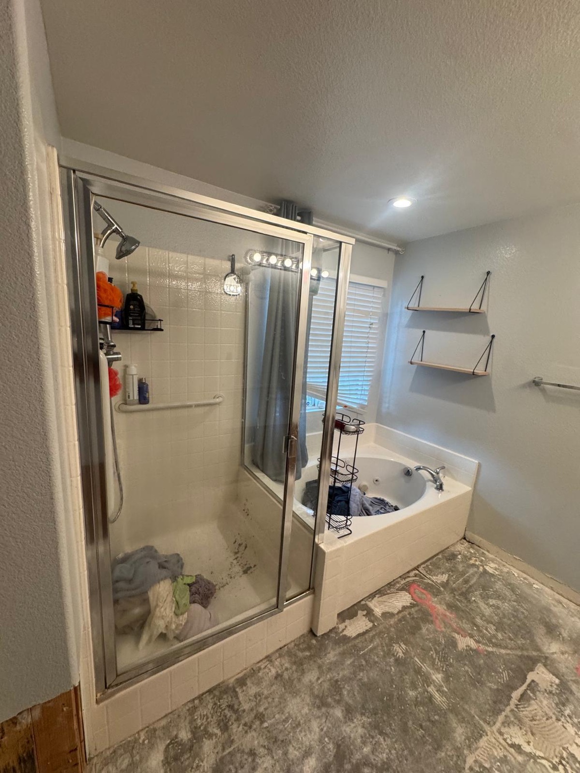Before — shower